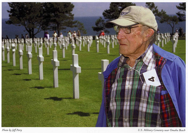 Bernard Raskin in Normandy, 2003