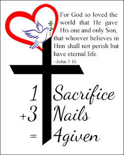 '1 Sacrifice+3 Nails' Poster Design