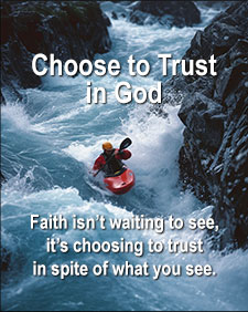 'Choose to Ttrust in God' Poster Design 'Choose to Ttrust in God' Poster Design