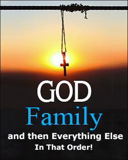 'God Family Everything Else' Poster Design