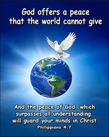 'God Offers Peace' Poster Design 'God Offers Peace' Poster Design