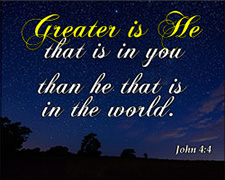 'Greater is He' Poster Design 'Greater is He' Poster Design