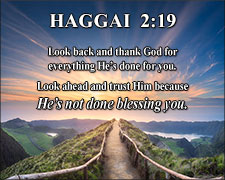 'Haggai 2:19' Poster Design 'Haggai 2:19' Poster Design