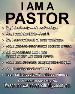 'I am a Pastor' Poster Design