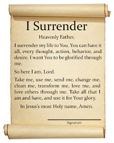 'I Surrender' Poster Design 'I Surrender' Poster Design