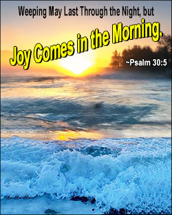 'Joy Comes in the Morning' Poster Design
