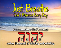 'Just Breathe' Poster Design