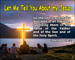 'Let Me Tell You About My Jesus #2' Poster Design