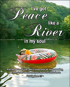 'Peace Like a River' Poster Design