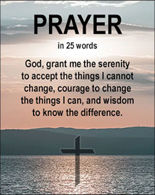 'Prayer in 25 Words' Poster Design 'Prayer in 25 Words' Poster Design