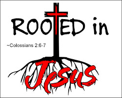 'Rooted in Jesus' Poster Design