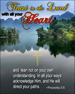 'Trust in the Lord' Poster Design